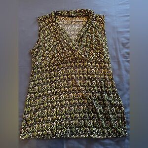 Stylish Sleeveless Patterned Top